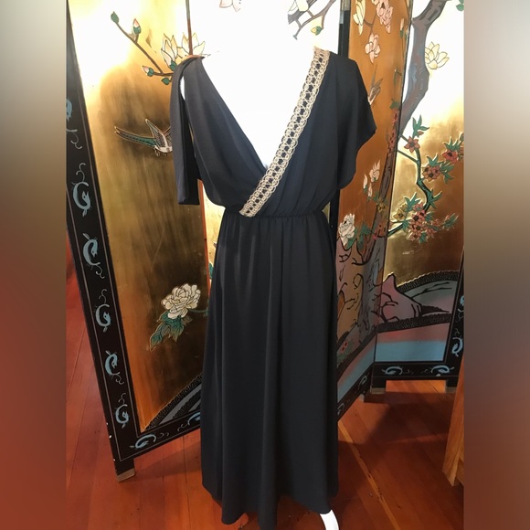 CCK Style Dress | Brand New | size XL - 42 | Navy blue | Maxi Dress - Picture 3 of 4
